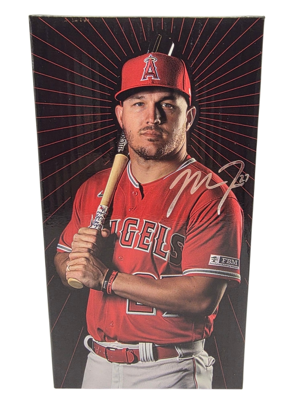 Mike Trout Los Angeles Angels 2022 Silver Slugger Bobble SGA Bobblehead - Picture 4 of 8